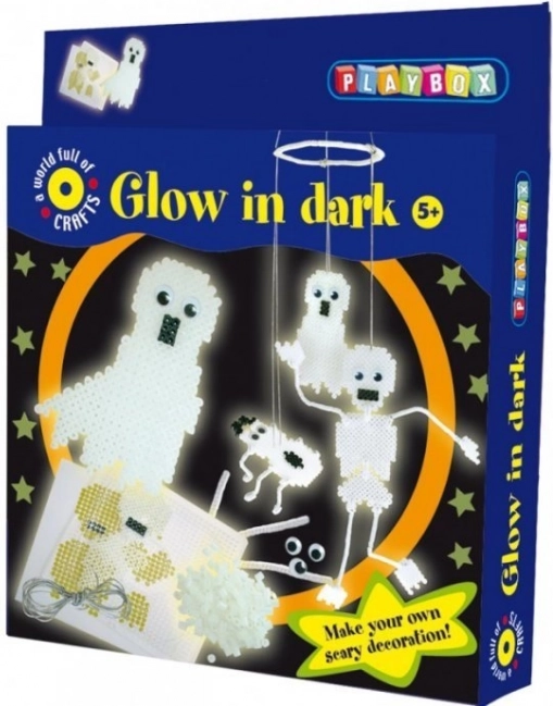 Šviečiantys lyginami karoliukai Skeletai ir dvasios, 1100 vnt.