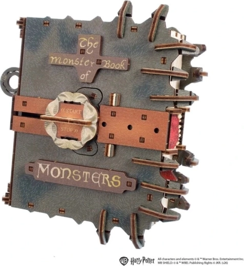 Ugears medinė mechaninė 3D dėlionė Harry Potter Monster Book of Monsters