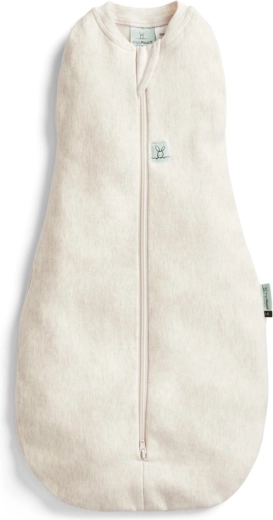 ergoPouch Cocoon 2-in-1 swaddle and sleeping bag Oatmeal Marle, 3–6 months, 1 TOG