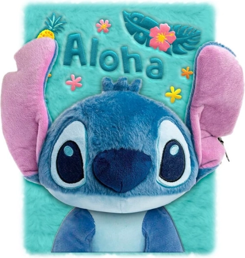 Pliušinis dienoraštis A5 3D STITCH