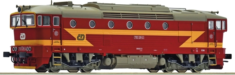 Roco ČD 753 “Brejlovec” diesel locomotive H0, digital with sound