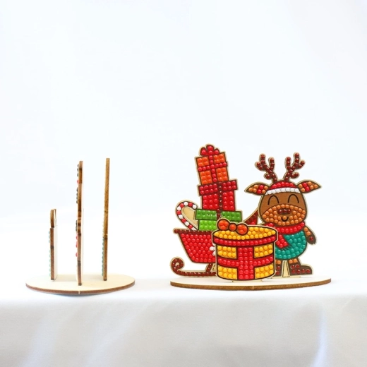 2Kids Toys diamond painting with stand Christmas reindeer