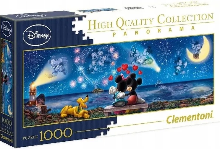 Panoraminė dėlionė DISNEY MICKEY & MINNIE, 1000 detalių