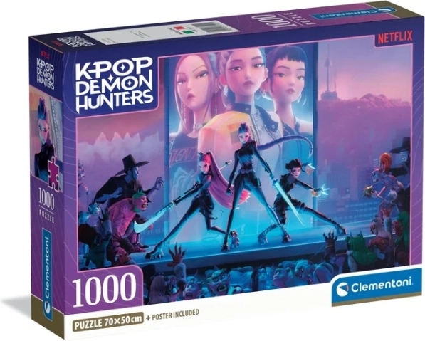 Dėlionė 1000 detalių K‑Pop Demon Hunters