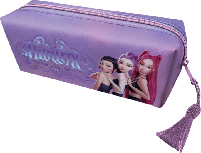 K-pop Demon Hunters pencil case with tassel HUNTR/X