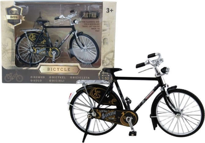 Welly metal retro bicycle model in a box