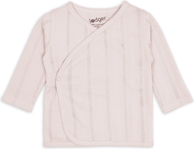 Lodger pointelle powder wrap shirt, size 50