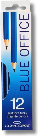 Grafitiniai pieštukai CONCORDE Blue Office 2B, 12 vnt.