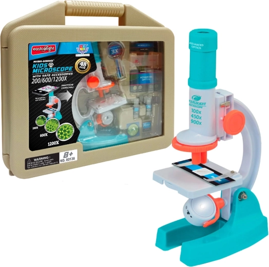 Eastcolight Deluxe Children's Microscope in a Carrying Case