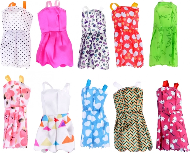 10 spalvotų kasdienių suknelių