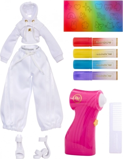 Nuplaunami flomasteriai ir trafaretai begaliniam kūrybingumui