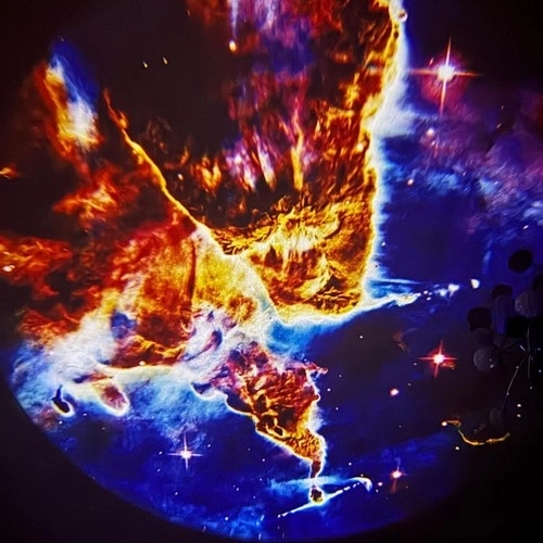 Panoraminė projekcija ir ryškus vaizdas