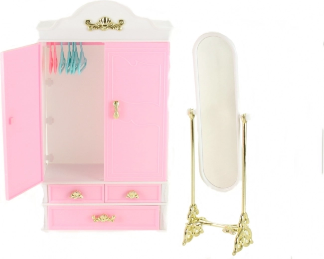 Elegantiškas pastatomas veidrodis