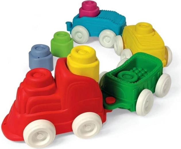 Minkštos kaladėlės jutiminiam žaidimui