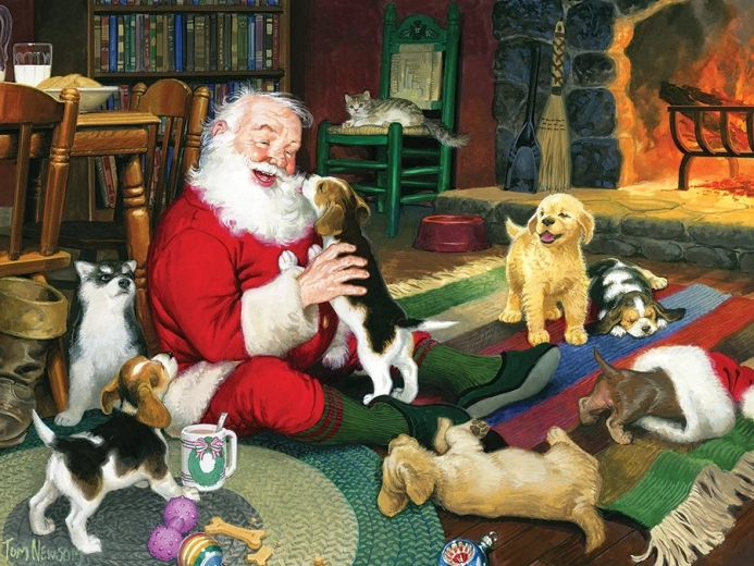A heartwarming Christmas motif