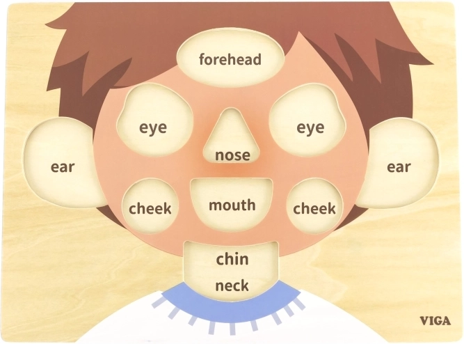 Veido dalių mokymasis per žaidimą