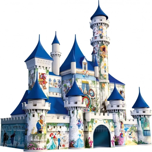 Over 100 DISNEY characters on the castle walls