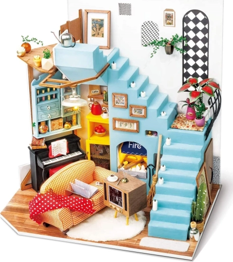 Cozy mini scene with realistic details