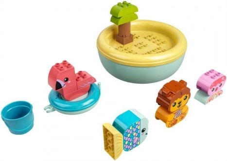 Plūduriuojanti sala pramogoms vonioje