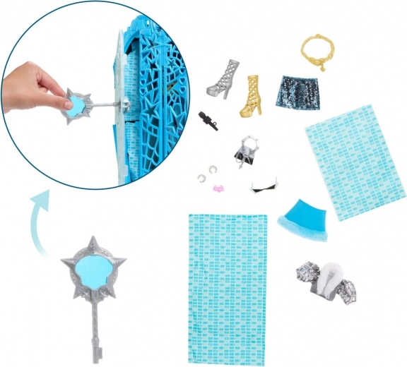 Magiškas raktas su lupa paslaptims atskleisti