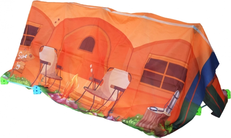 Spausdinta danga paverčia rėmą palapine