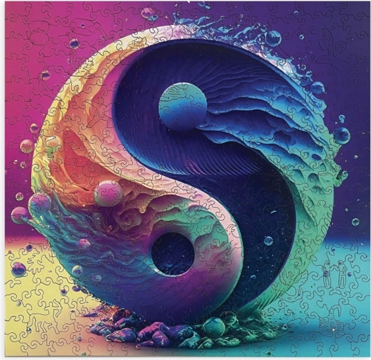 Unikalus Yin Yang dizainas