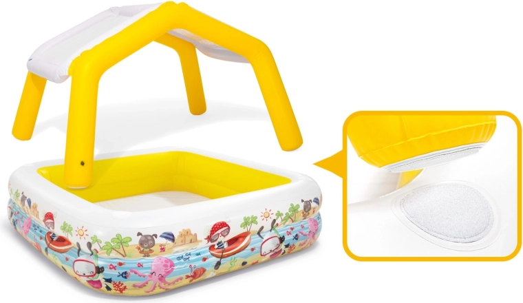 Nuimamas stogelis patogiam šešėliui