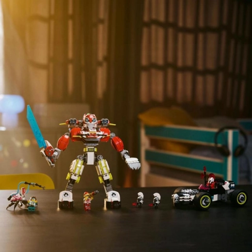 Trys LEGO minifigūrėlės