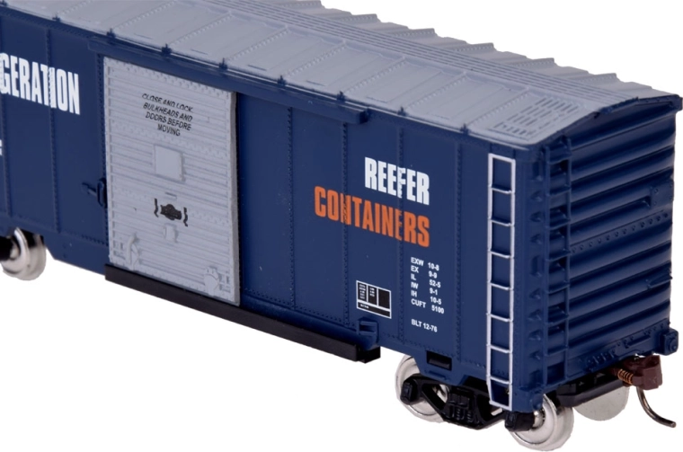 Detalus užrašas REFRIGERATION / REEFER CONTAINERS