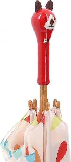 Patogi medinė rankena gyvūnėlio formos