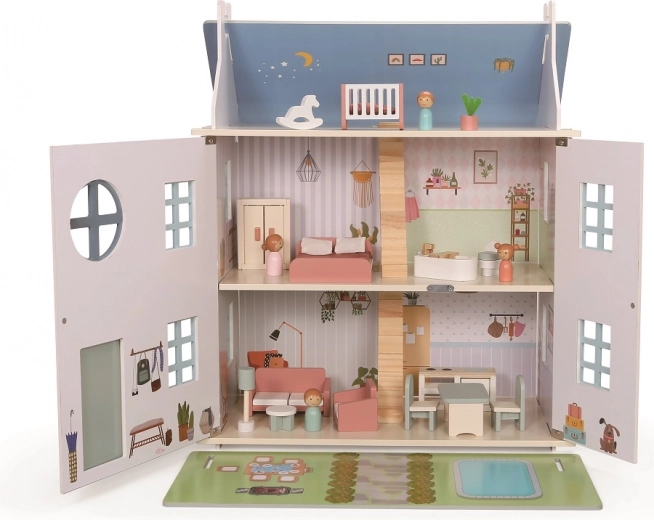 Stogas virsta sodu su baseinu