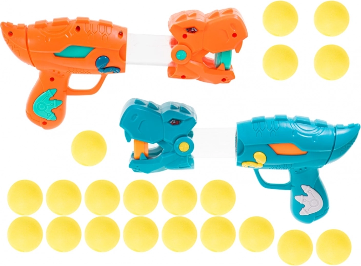 Įskaitant du interaktyvius pistoletus