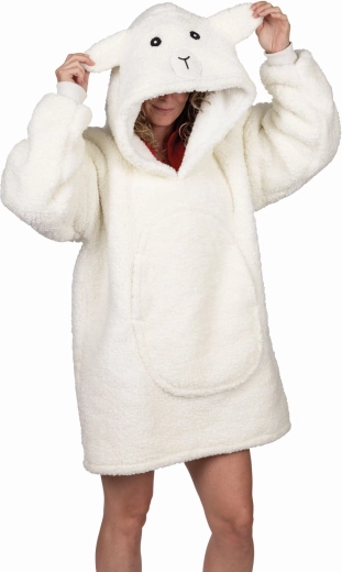 Praktiškas džemperis ir antklodė viename