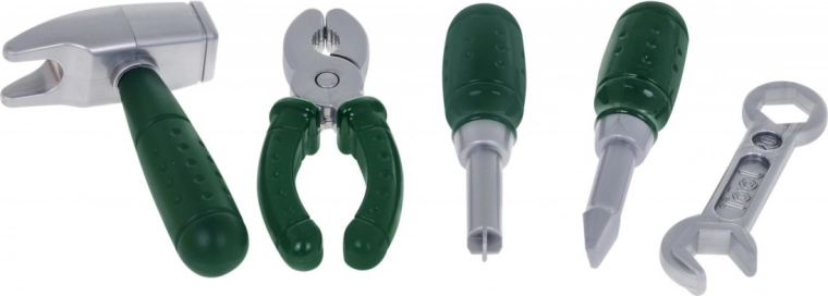 Pilnas įrankių rinkinys mažiesiems meistrams