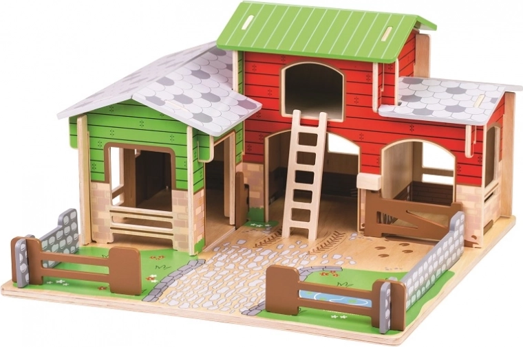 Removable roof and easy access to the barn