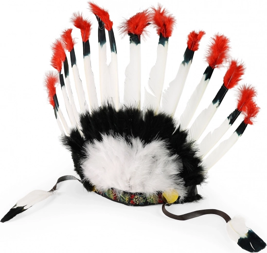 Autentiška išvaizda su ryškiais plunksnų akcentais