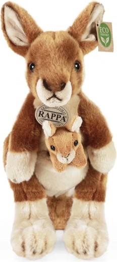 Žavingas duetas: kengūra su jaunikliu