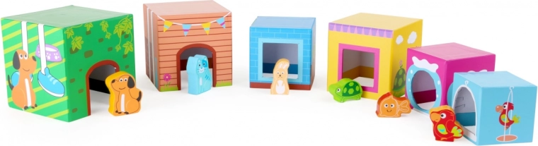 Gyvūnėliai suranda savo namelius