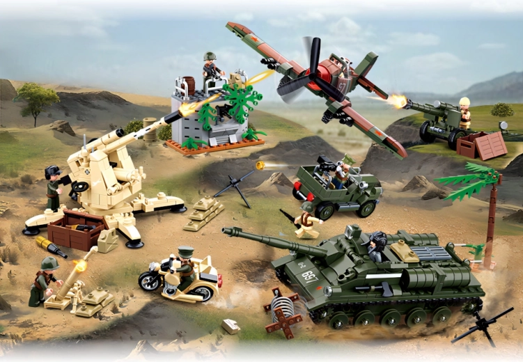 Realistiškos Antrojo pasaulinio karo scenos