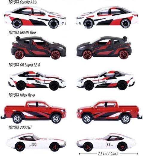 Penki ikoniški TOYOTA modeliai vienoje pakuotėje