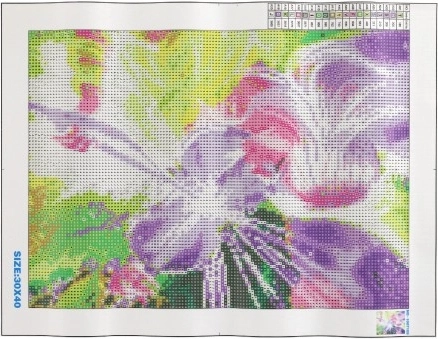 Iš anksto atspausdinta drobė su aiškia legenda