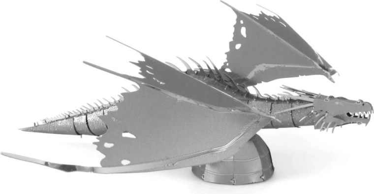 Realistic metal finish with laser engraving