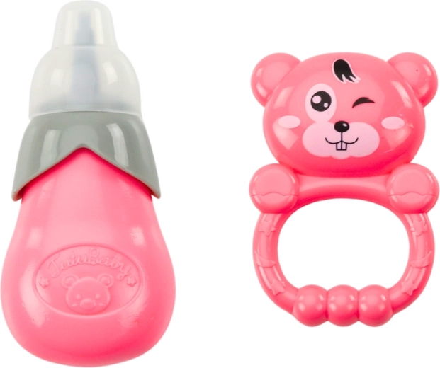 Baby Bottle and Rattle Included