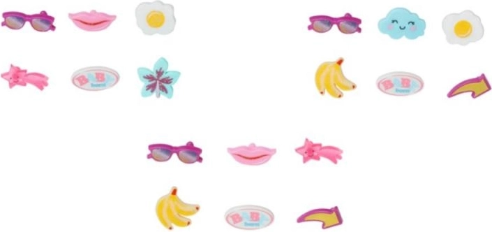 Nuimami prisegami ženkliukai begalinėms kombinacijoms