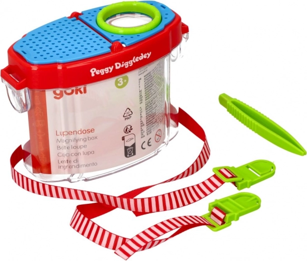 Integruota lupa detaliam stebėjimui