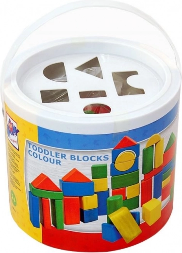 Praktiškas kibirėlis su formų rūšiuokliu