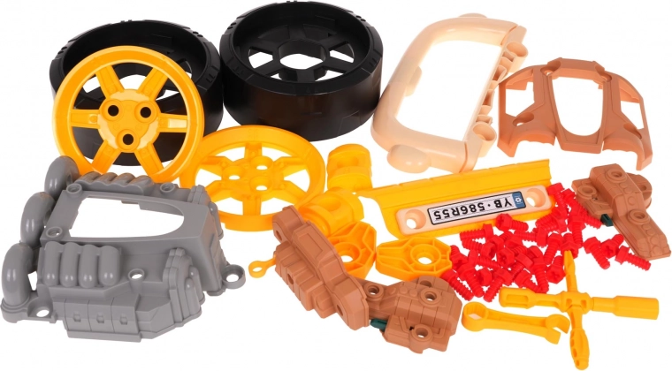 Išardomas variklis po kapotu