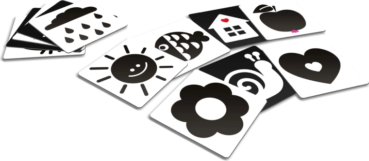 Didelis kontrastas sveikam regos vystymuisi