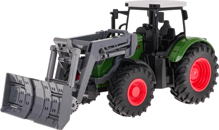 Functional front loader for realistic play