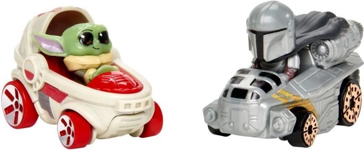 Exclusive Grogu and Mandalorian cars
